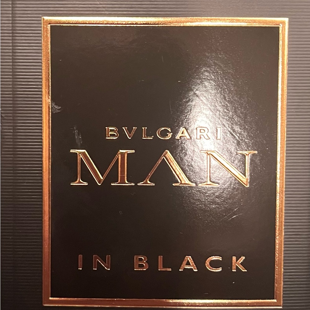 Bvlgari Man In Black Grooming Moisturizer - Black and Gold